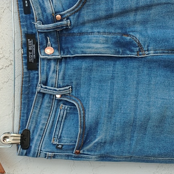 JUDY BLUE Slim Boot Jeans Size 28 - Picture 4 of 15